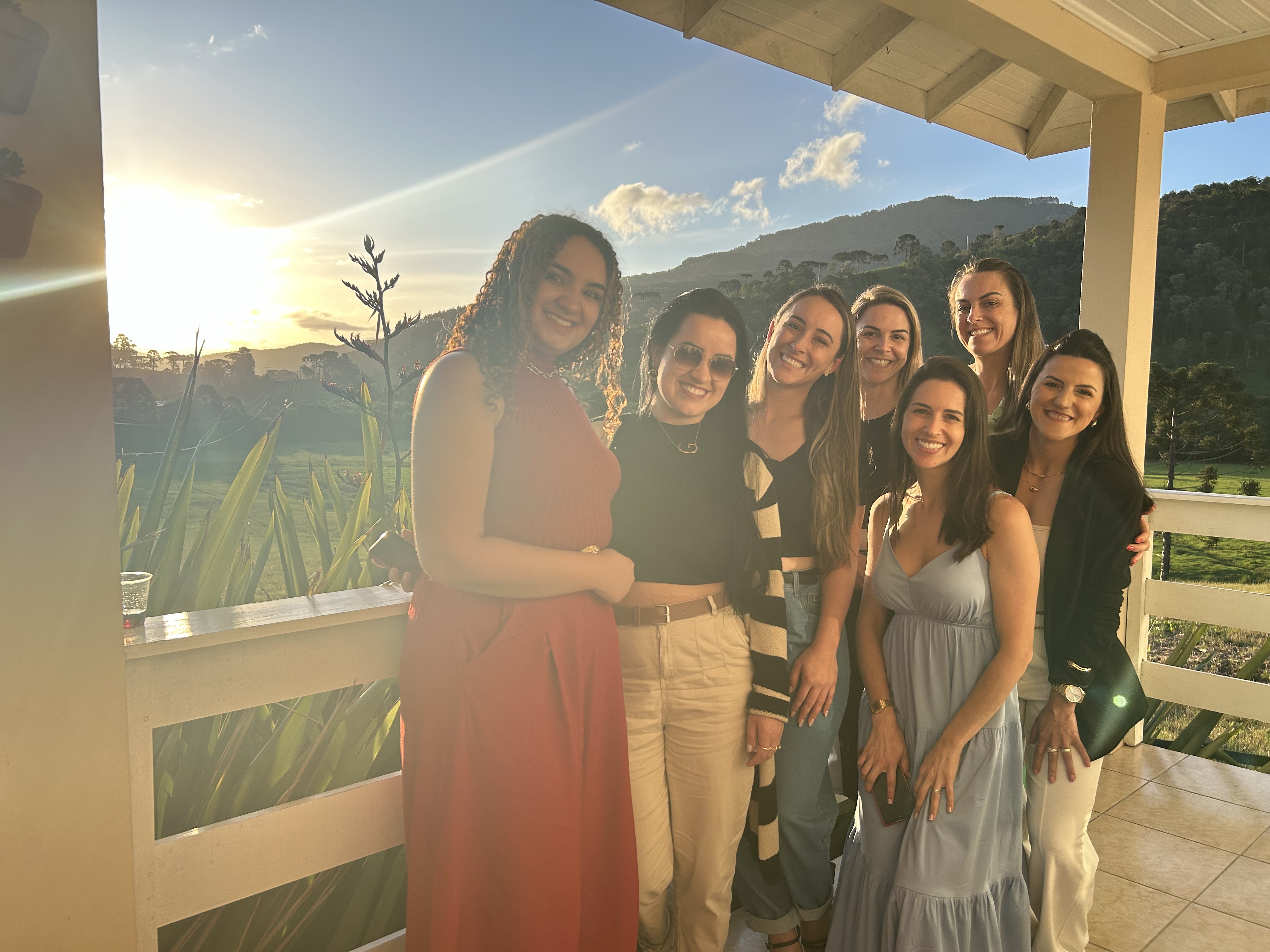 Momento de confraternização e networking em evento